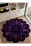 Dora Fish Theme Patterned Modern Woven Base Decorative Carpet Sdtamour4034 - 2