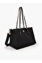 Solid Tote Bag with Zip Closure - 2