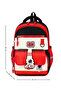 A+ Quality Men's Red Astronaut Primary School Orthopedic 3-Piece Set with Pen Holder, Foil-Lined Lunch Bag, 4 Compartments 490 - 2
