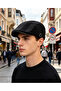 Unisex Classic Glasses Hat Black & Khaki Retro Flat Cap Seasonal Use - 3