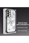 Samsung Galaxy A73 Compatible Transparent Back Four Corners Reinforced Impact Protection Silicone Case - 3