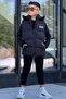 Boy's Printed Detachable Hooded Puffer Vest 3017 - 6