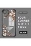 iPhone 16E/17E Compatible Transparent Back Four-Corner Reinforced Impact Protection Silicone Case