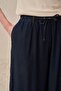 Blue-Beli Elastic Denim Trousers - 5