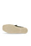 Khaki Suede Women's Flat Shoes - 6
