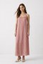 Powder Color Tie-Dye Detailed Bolero and Maxi Dress Set 7130 - 2