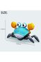 Electric Runaway Crab Toy with Music LED Lights Interactive Crawling Toy for Kids 1+ Years - 7