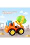 4PCS Friction Powered Construction Vehicle Toy Set Push & Go Trucks for Kids 2+ Years - 6