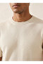 Crew Neck Popcorn Textured T-shirt - 5