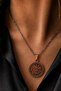 Women's and Men's Copper Necklace Thick Model Mühr-Ü Şerif Patterned Antiallergic Copper Necklace - 5