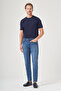 5 Pocket Slim Fit Cotton Denim Trousers 1023260166