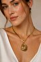 Figured Anti-Tarnish Steel Adjustable Chain Luxury Necklace
