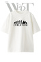 Motorcycle Evolution Design Printed Unisex White Oversize T-Shirt