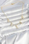 Brass Minimal Messika Model Zircon Stone Women's Necklace - Ebj260725W44325 - 2