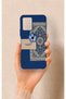 حافظة سيليكون متوافقة مع هاتف Vivo Y21S بنمط السجاد الأزرق العرقي