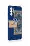 Tecno Pova 3 Compatible Blue Ethnic Carpet Patterned Silicone Case - 2