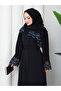 Women's Lace-Up Detail Shawl, Tesutu, Ferace, Kep, Two-Piece Shawl, Berber - 2