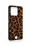 Reeder S71 Compatible Dark Leopard Leather Patterned Silicone Case - 4