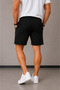 Men's 3-Piece Casual Shorts Set Black Gray Navy Blue with Pockets Comfortable Cut Knee Length Daily Use - 6