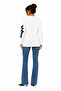 Women's Round Neck Cotton Relaxed Sweatshirt - 2