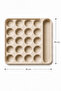 Electronics Repair and Hobby Work Tray – Screw and Small Parts Organizer (18 × 18 cm) - 2