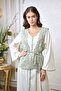 Off White, Green Moroccan Kaftan – ELM M 664 - 7