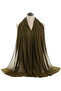 Dujalil Chiffon Lightweight Sheila & Hijab Scarf for Women Abaya, 200 x 70 cm, Indonesian Fabric