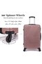 4-Piece ABS Hard Shell Luggage Set, 20/24/28/32-Inch, TSA-Approved Lock, 360° Spinner Wheels, 3-Level Adjustable Handle, Unisex Suitcases for Business Travel, Students and Family Trips - 6