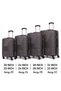 4-Piece ABS Hard Shell Luggage Set, 20/24/28/32-Inch, TSA-Approved Lock, 360° Spinner Wheels, 3-Level Adjustable Handle, Unisex Suitcases for Business Travel, Students and Family Trips - 7