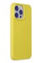 Aconcept iPhone 15 Pro Max Case Nano Velvet Silicone (182349) - Yellow - 2