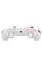 2.4G Wireless/Wired Dual Vibration Gaming Controller GPW50, Function Swap Setting, Rechargeable with USB Type-C, 360° Joysticks, Rechargeable 600mAh Li-Battery, White - 5