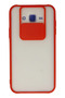 Aconcept Galaxy J7 Case Palm Frosted Camera Sliding Silicone (203507) - Red