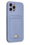 Aconcept iPhone 12 Pro Max Case Kelvin Silicone with Business Card Holder (210654) - Lilac - 3