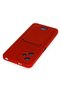 Aconcept Poco X5 5g Case Kelvin Silicone with Business Card Holder (215505) - Red - 3