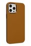 Concepta iPhone 12 Pro Max Case Asian Leather Silicone (191246) - Brown - 2