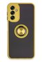 Aconcept Galaxy A14 4g Case Montreal Ringed Silicone Cover (12533) - Yellow