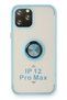 Aconcept iPhone 12 Pro Max Case Montreal Silicone Cover with Ring - (33508) Ice Mi