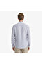 Men's Dark Blue Regular Fit Striped Linen Shirt - 2