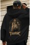 Bullet for My Valentine Rock Metal Music Band Back Printed Unisex Oversize Premium Hoodie - 3