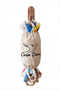 Carpe Diem Embroidered Hangable Light Cream Linen Bag Holder/Shoe Cover Bag Embroidered Organizer Storage Bag 20X40 cm - 3