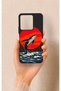 Honor 200 Pro 5g Compatible Red Sun Whale Pattern Silicone Case
