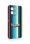 Vivo Y28 Compatible Vintage Patterned Silicone Case - 3