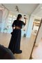 Women's Cape Sleeves Lace Detailed Chiffon Maxi Dress (New Season) - 5
