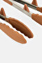 2 Pieces Silicone Tong Set, Brown - 3