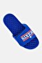 Men Philadelphia 76ers Bar Slip On Slides, Blue - 4