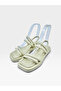 Elastic Comfortable Genuine Leather Women's Sandals - 2 cm - 2