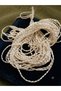 12 Strands Barley Cut Pearl Beads Pearl White
