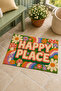 Happy Place Modern Decorative Outdoor and Indoor Door Mat - 2