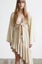26Yblz02168 Women's Blouse with Tie Detail