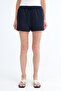 Elastic Waist Linen Shorts Ş18588 - 2